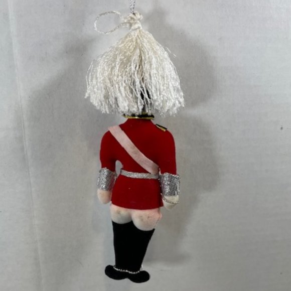 Queen's Guard Embroidered Felt Christmas Tree Ornament Handmade 7" - Picture 9 of 9